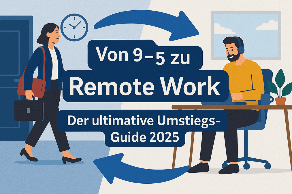 Von 9-5 zu Remote Work: Der ultimative Umstiegs-Guide 2025